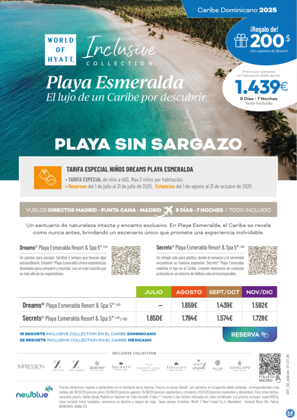 ¡Secrets Playa Esmeralda ya ha sido inaugurado! Descubre sus precios de julio a diciembre