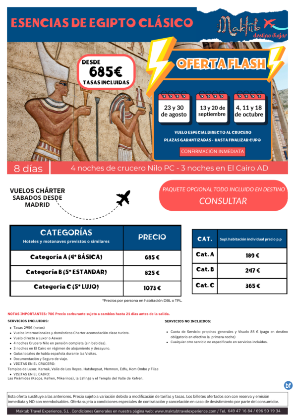 Oferta Flash Egipto