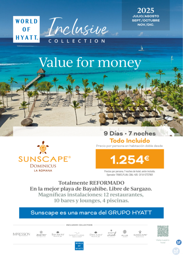 Sunscape Dominicus La Romana (9 días - 7 noches) Todo Incluido desde 1.254 € 