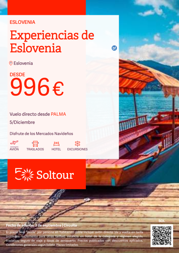 Experiencias de Eslovenia - Puente de Diciembre desde 996 € , salida 5 Diciembre desde Palma