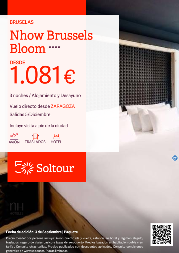 Bruselas - Puente de Diciembre desde 1.081 € , salida 5 Diciembre desde Zaragoza