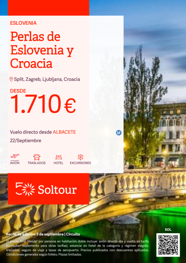 Perlas de Eslovenia y Croacia - desde Albacete