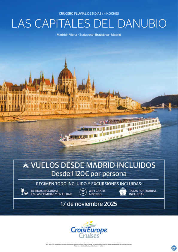 CON VUELOS de Madrid y Excursiones incluidas - crucero por el Danubio - 5 días - todo Incluido - 17 noviembre