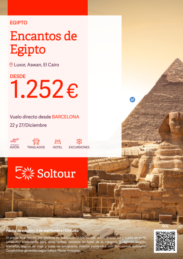Encantos de Egipto - desde Barcelona
