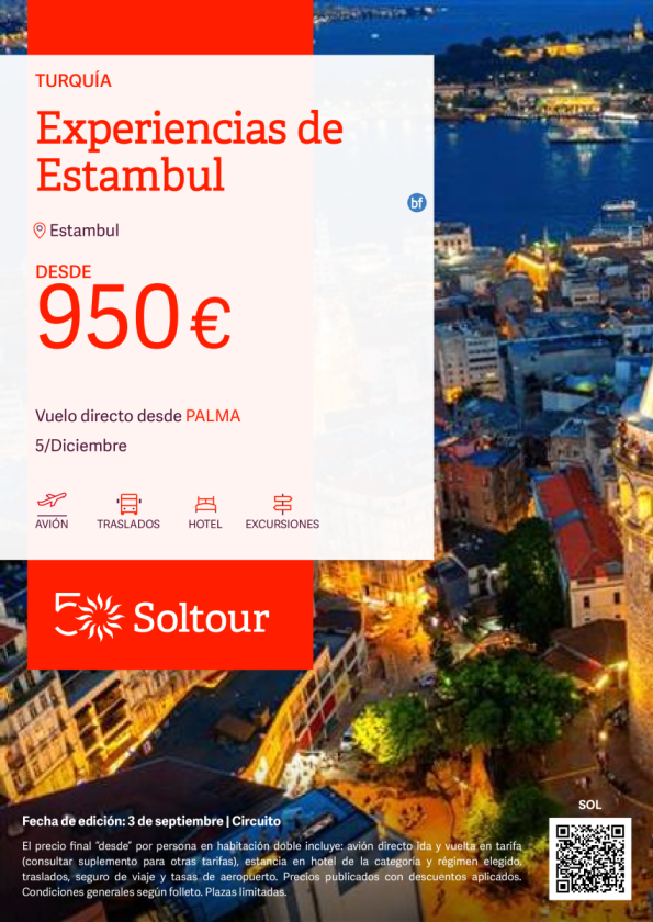Experiencias de Estambul - Puente de Diciembre desde 950 € , salida 5 Diciembre desde Palma