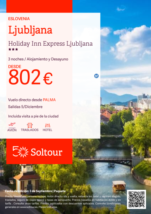 Eslovenia - Puente de Diciembre desde 802 € , salida 5 Diciembre desde Palma