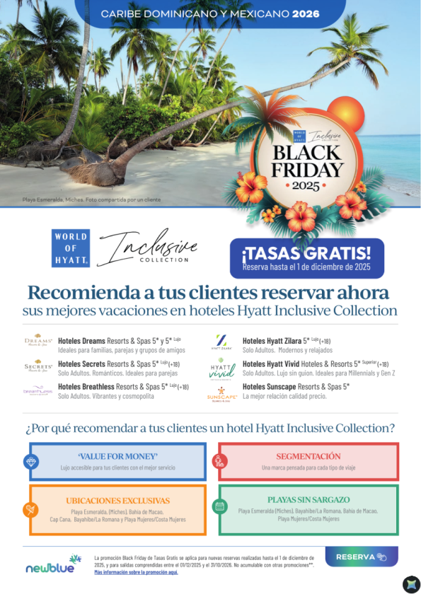 Mapa esencial del Caribe: todos los resorts Hyatt para acertar siempre en tus recomendaciones