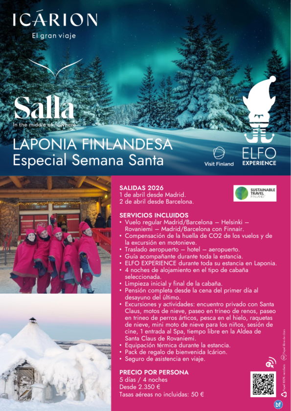 Semana Santa en Salla desde Madrid y Barcelona