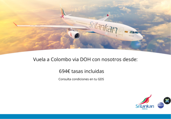 Vuela a Colombo via FRA