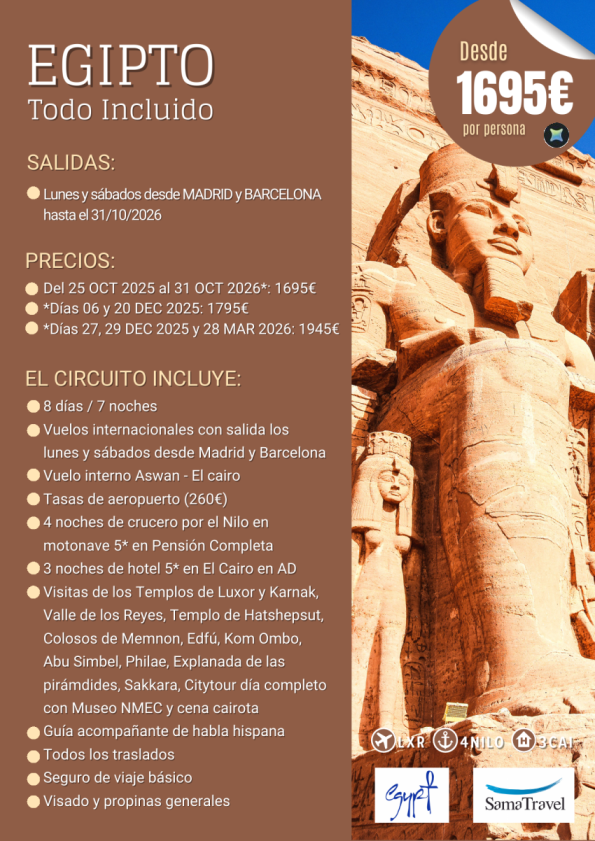 EGIPTO Todo Incluido