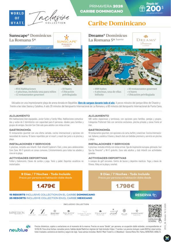 Bayahibe sin sargazo · Primavera 2026 · TI desde 1.479 &euro; 