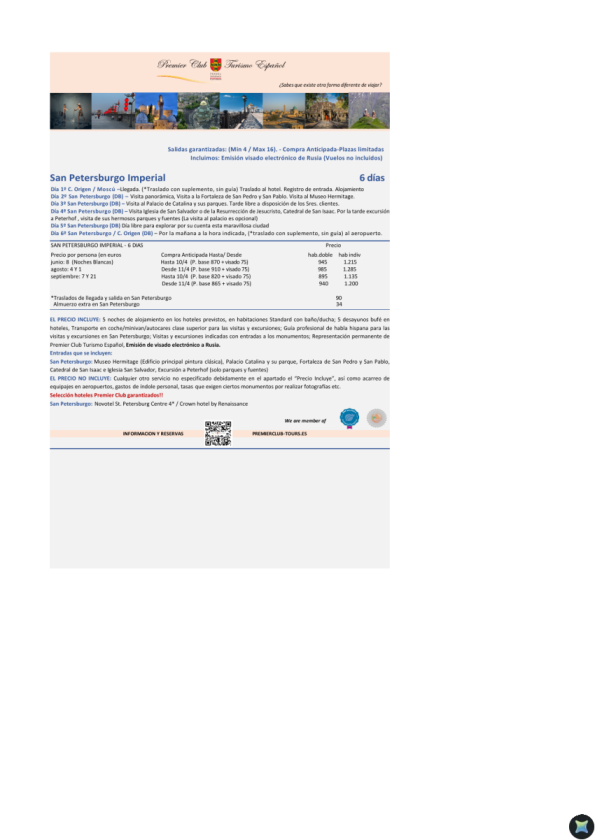 San Petersburgo Imperial - 6 días - Vuelos no incluidos - Precio desde 895 &euro; 