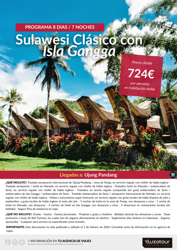 Sulawesi Clásico con Isla Gangga