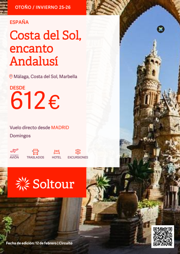 Costa del Sol, encanto Andalusí desde 612 &euro; , salidas desde Madrid