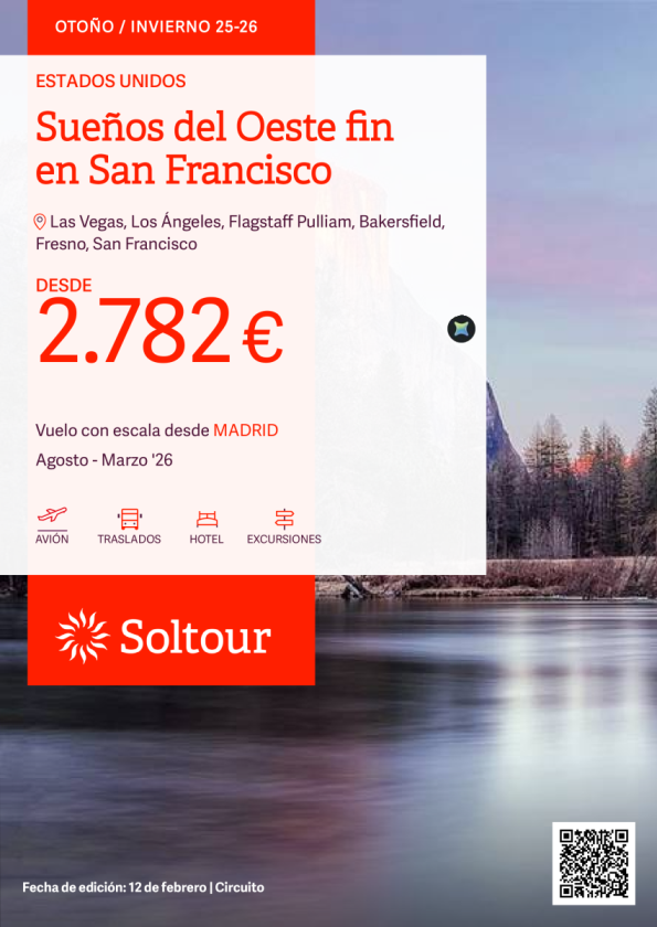 Sueños del Oeste fin en San Francisco desde 2.782 &euro; , salidas desde Madrid