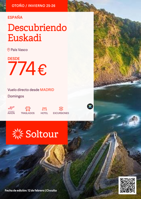 Descubriendo Euskadi desde 774 &euro; , salidas desde Madrid