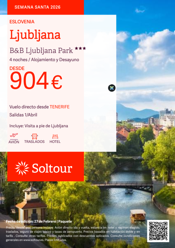 Eslovenia Semana Santa - desde Tenerife