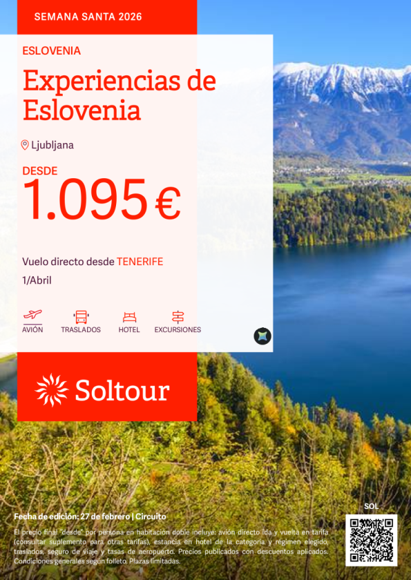 Experiencias de Eslovenia - desde Tenerife