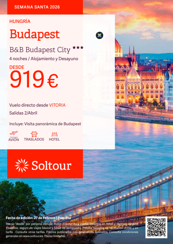 Budapest Semana Santa - desde Vitoria