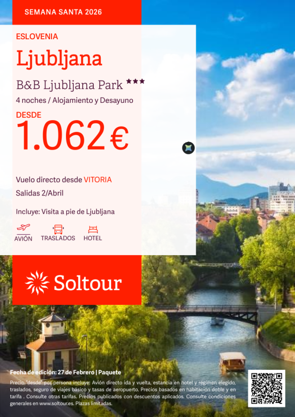 Eslovenia Semana Santa - desde Vitoria