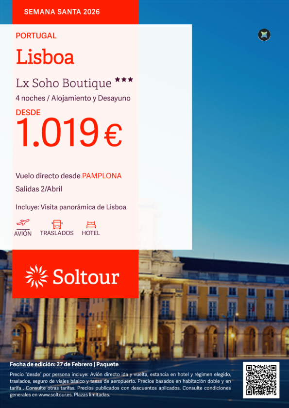 Lisboa Semana Santa - desde Pamplona