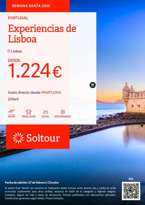 Experiencias de Lisboa - desde Pamplona