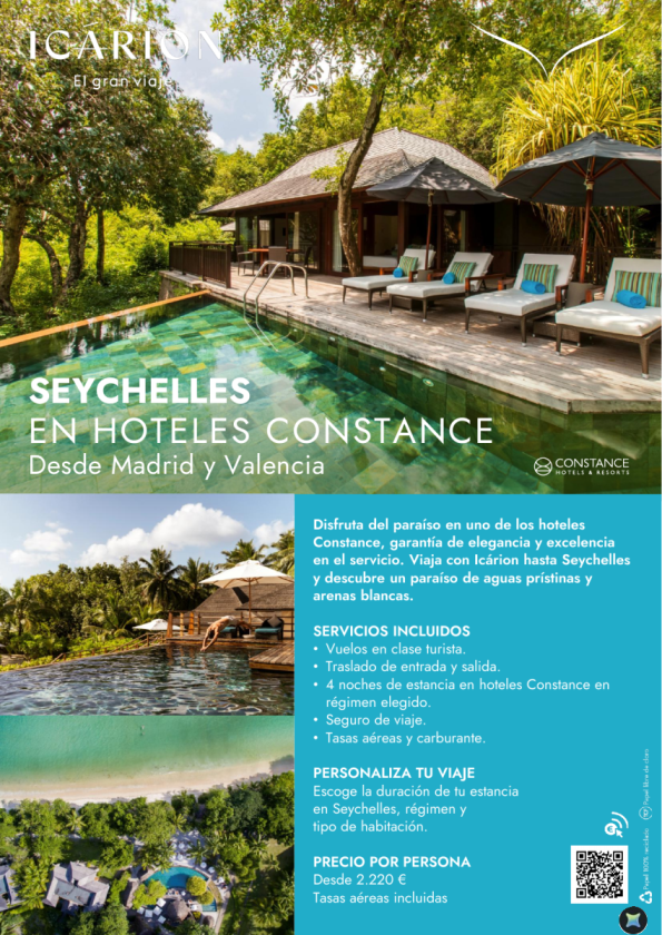 Seychelles con Turkish Airlines en hoteles Constance