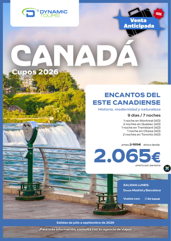 ???????Venta Anticipada 2026 &euro; ?100? de dto.? 2 &euro; .?1?6?5????ahora dsd 2.065 &euro; ?