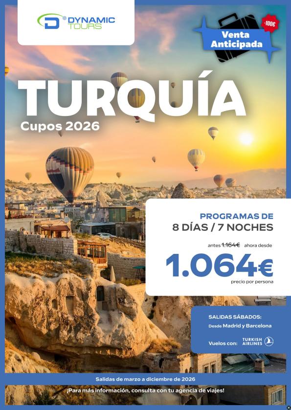 ????????Venta Anticipada 2026 &euro; ?100? de dto.? 1 &euro; .?1?6?4????ahora dsd 1.064 &euro; ?
