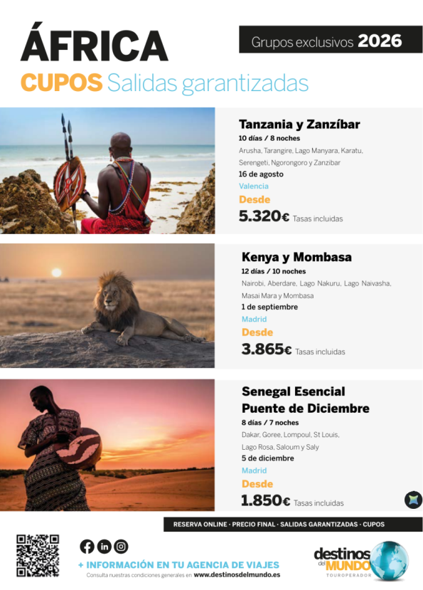 ??Resumen producto África 2026 &euro; 