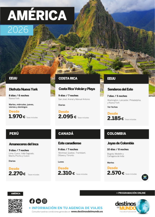 ?Resumen producto América 2026 &euro; 