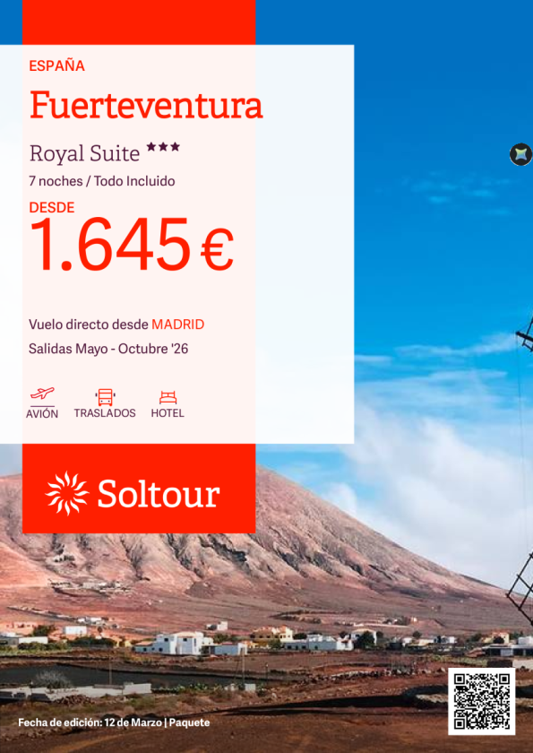 Fuerteventura - Especial Familias en Royal Suite desde 1.645 &euro; , salidas de Mayo a Octubre desde Madrid