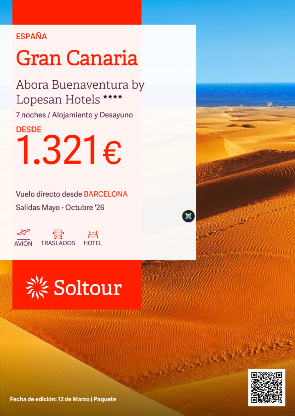 Gran Canaria - Especial Familias en Abora Buenaventura by Lopesan Hotels desde 1.321 &euro; , salidas de Mayo a Octubre desde Barcelona