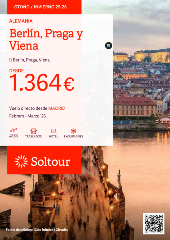 Berlín, Praga y Viena desde 1.364 &euro; , salidas desde Madrid