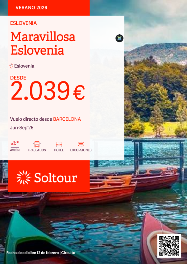 Maravillosa Eslovenia desde 2.039 &euro; , salidas de junio a septiembre desde Barcelona