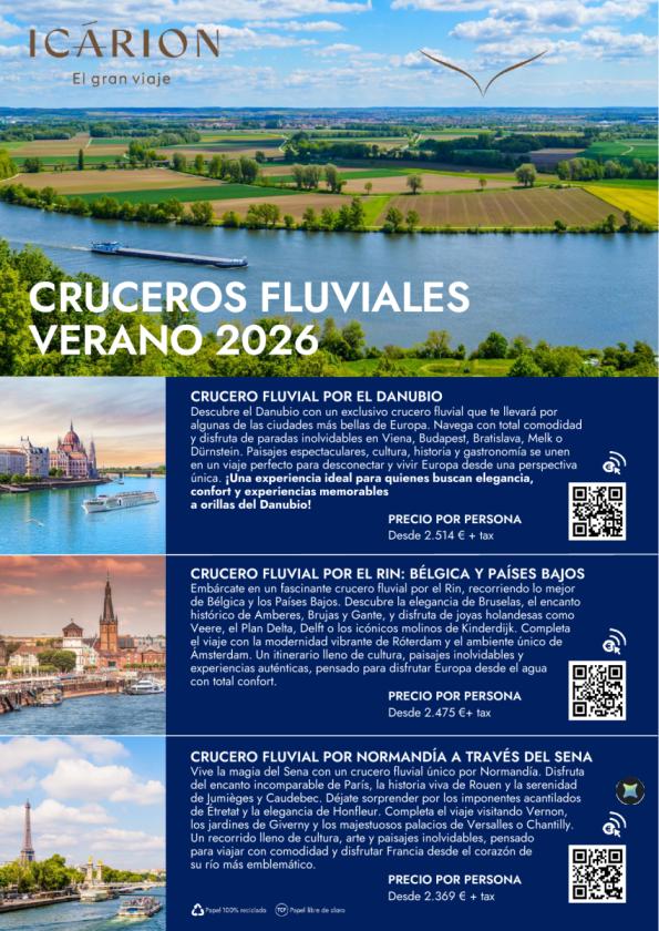 Cruceros fluviales verano 2026