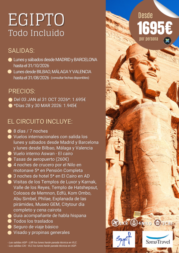 EGIPTO Todo Incluido\