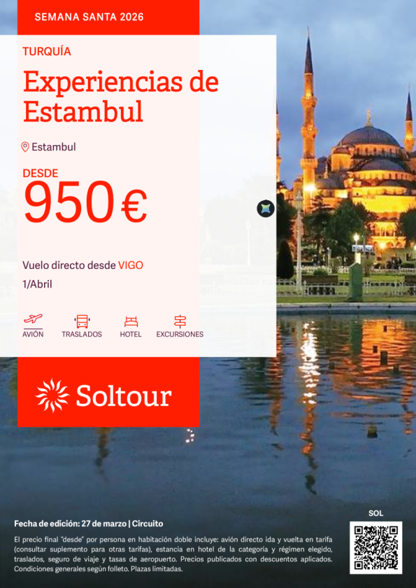 Experiencias de Estambul en Semana Santa desde 950 &euro; , salida 1 Abril desde Vigo