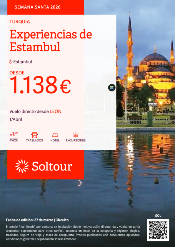 Experiencias de Estambul en Semana Santa desde 1.138 &euro; , salida 1 Abril desde León