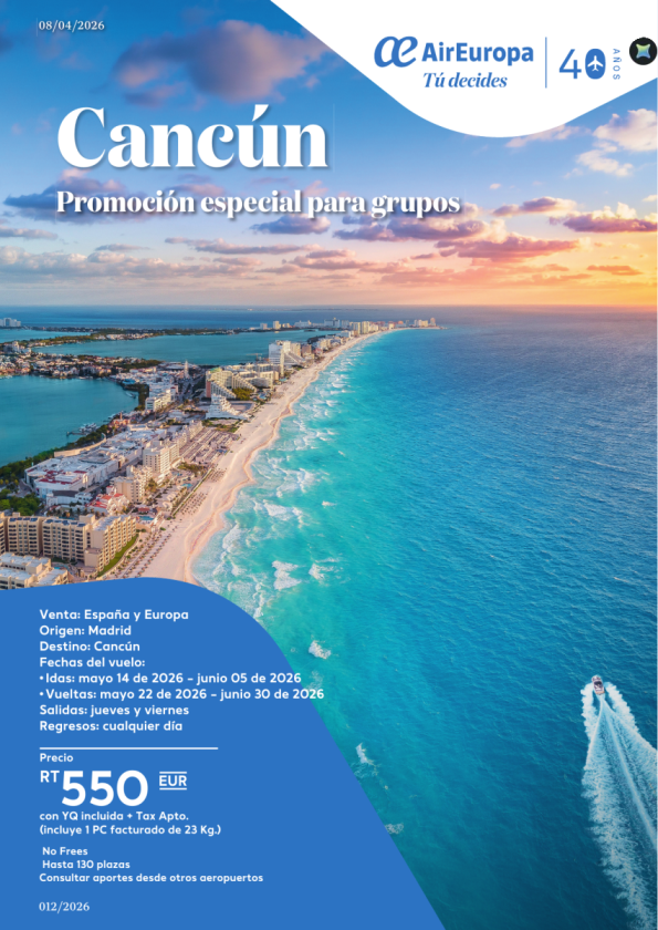 Cancún - Promoción especial para grupos