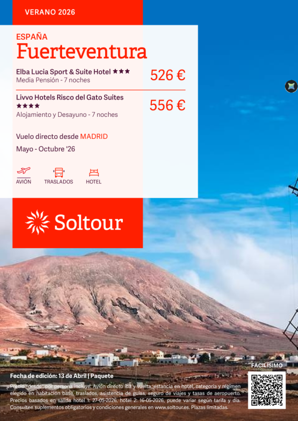 Fuerteventura - desde Madrid