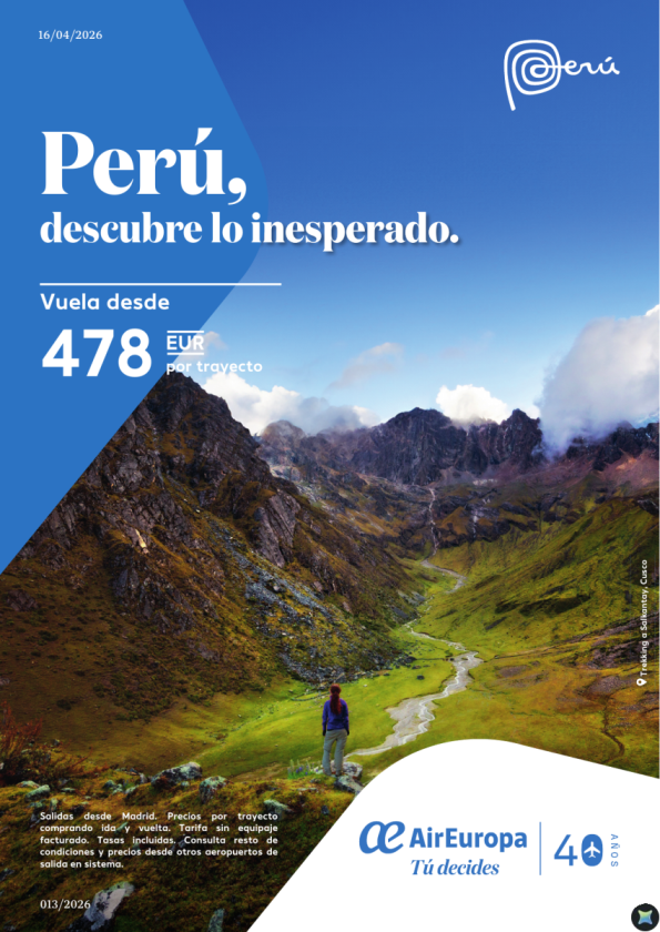 Perú, descubre lo inesperado - Vuela desde 478 &euro; 