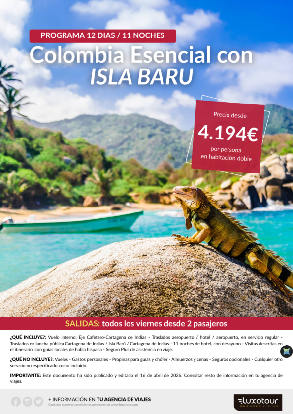 Colombia Esencial con Isla Barú