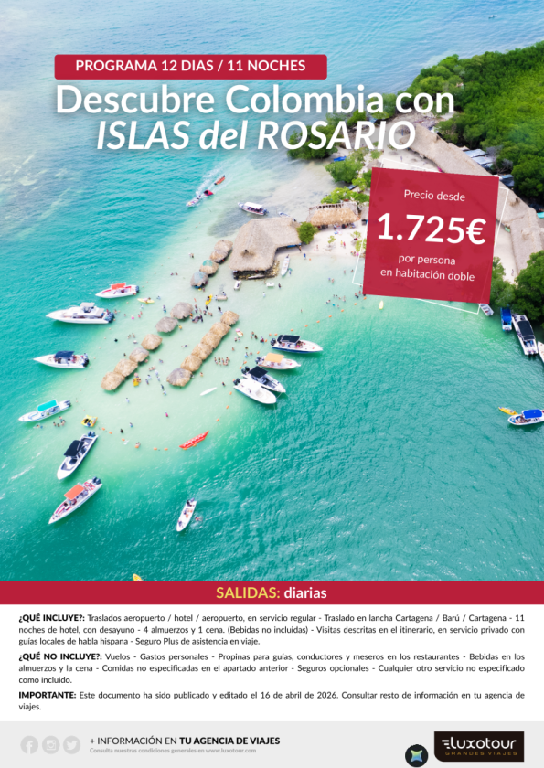 Descubre Colombia con Islas del Rosario