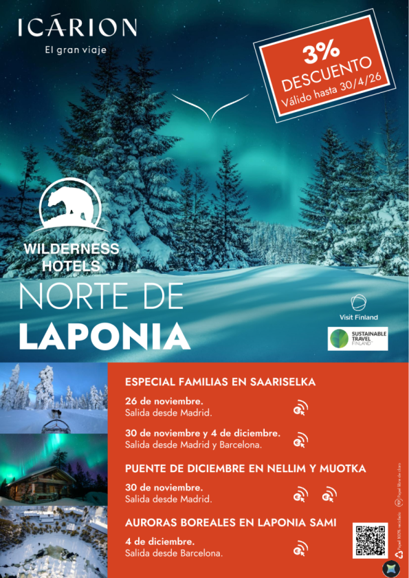Norte de Laponia. 3% descuento hasta el 30/04