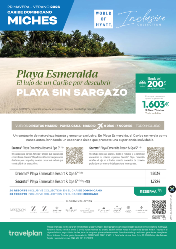 Miches en Dominicana: playa virgen sin sargazo desde 1.603 &euro; 