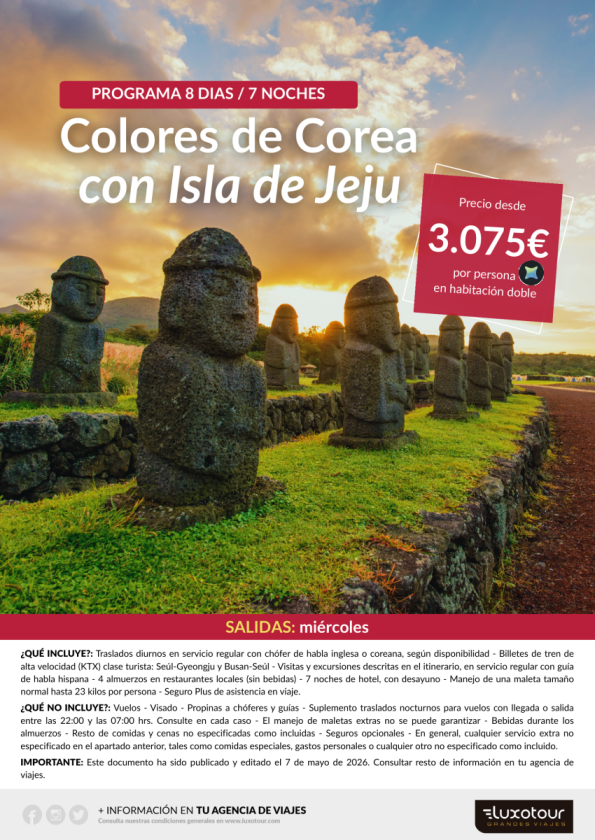 Colores de Corea con Isla de Jeju