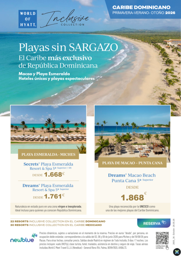 ?Súper oferta - Miches y Macao (RD) sin sargazo: ?desde 1.668 &euro; · 9D/7N TI
