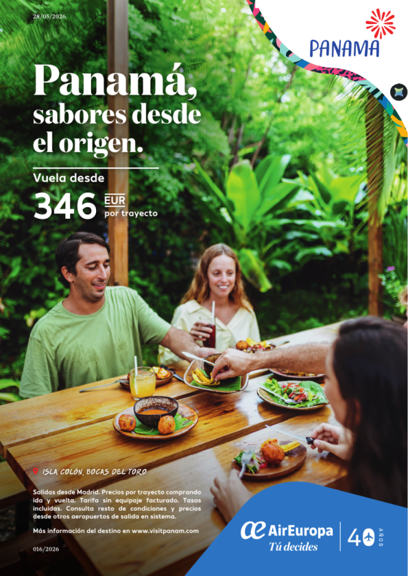 Panamá, sabores desde el origen. Vuela desde 346 &euro; 