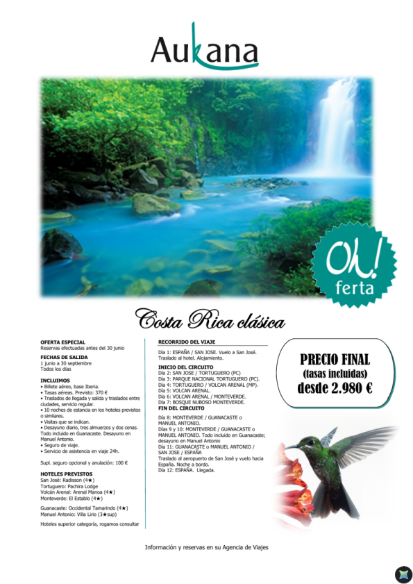 Costa Rica, especial junio